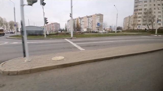 МИНСК (Беларусь) | Поездка на Троллейбусе; БКМ-32102; борт. 4551; марш. 14. (14.11.2022 г.)