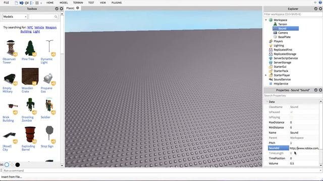 How to put audio in a ROBLOX game tutorial! смотреть онлайн
