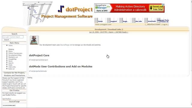 dotproject overview смотреть онлайн