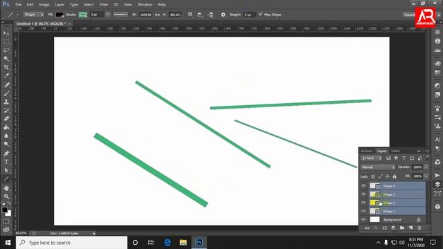 Polygon Tool, Line Tool, Custom Shape Tool || || Adobe Photoshop CC Bangla Tutorial 2020 ||AR смотреть онлайн