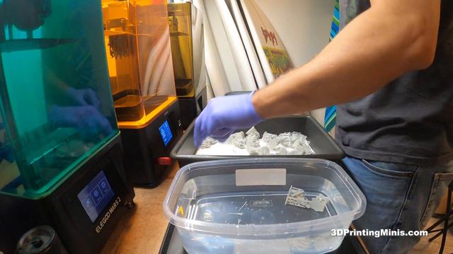 How To Remove 3D Resin Print Supports With Warm Water смотреть онлайн