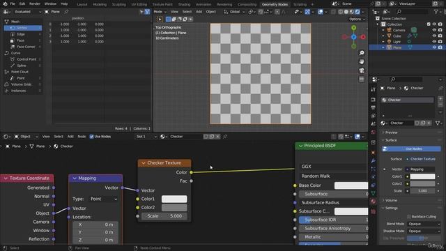 199 - Checker Texture Node
