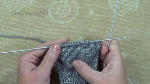Бесшовные носки на 2х спицах на любой размер. Вяжем с Оксаной Валерьевной.