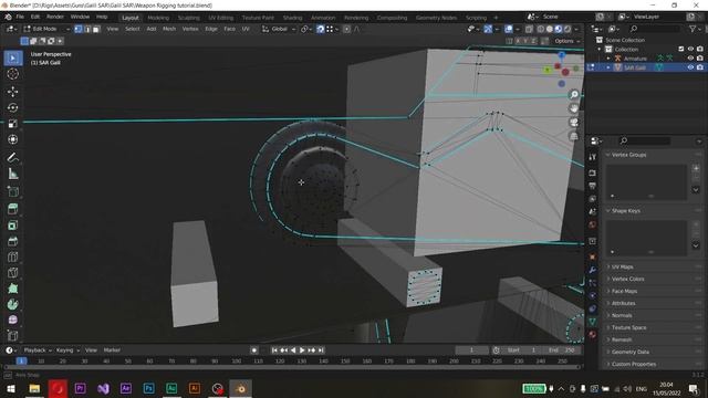 Weapon Rigging Tutorial (Blender Tutorial) смотреть онлайн