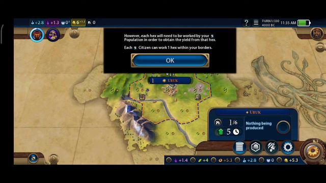 Civilization 6 Android / Gameplay / Tutorial