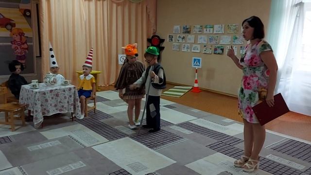 МБДОУ ДС"ЗОЛУШКА" Театрализация сказки "Приключение кота Базилео" с элементами ОБЖ. смотреть онлайн