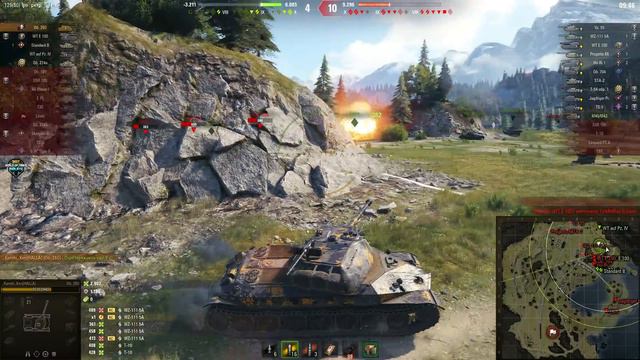 Object 260: Insane battle against 9 enemies - World of Tanks смотреть онлайн