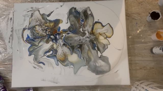 430. New Series!!! This Little Piggy Color Waterfall! Deconstructed Bloom Fluid Art! смотреть онлайн