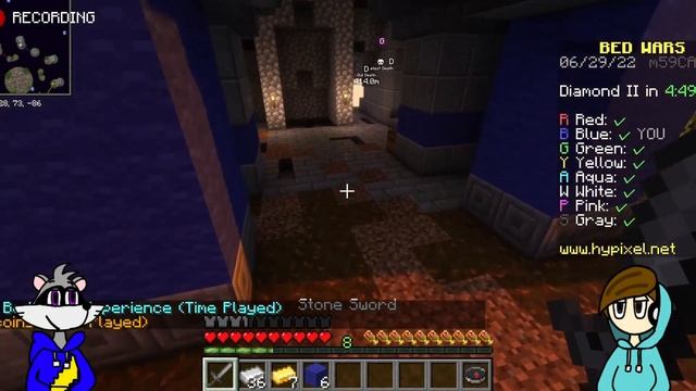 Hypixel Bedwars #4 Videoediting go **** - GlitchTooMuch/Chrisolino GLP смотреть онлайн