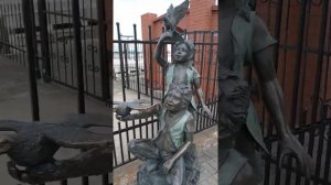 Скульптуры Зеленоградска.  Достопримечательности. Калининградская область.