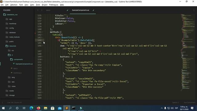9 - DataTables globales en VueJS - Laravel смотреть онлайн