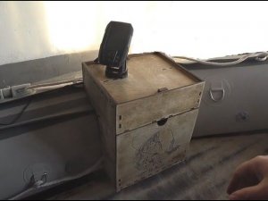 Столик для эхолота с ящиками на лодку ПВХ своими руками