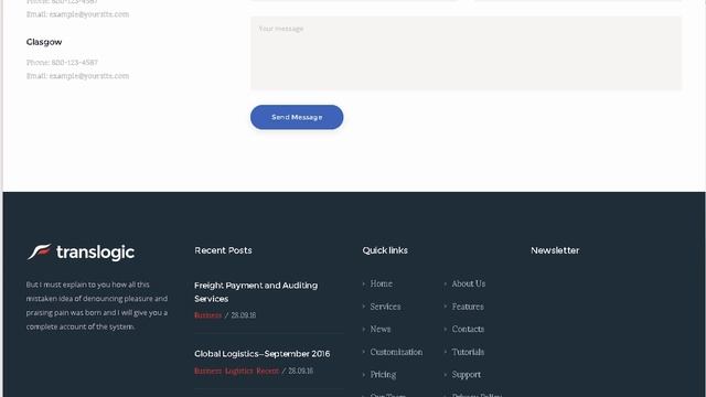 Translogic | Logistics & Transportation WP Theme | Themeforest Download смотреть онлайн