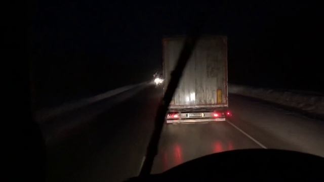 Плохая видимость, опасные обгоны, трасса Новосибирск-Омск.