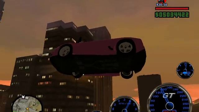 Прыжок через lamborghini в GTA SAN ANDREAS IN SUPER CARS!! смотреть онлайн