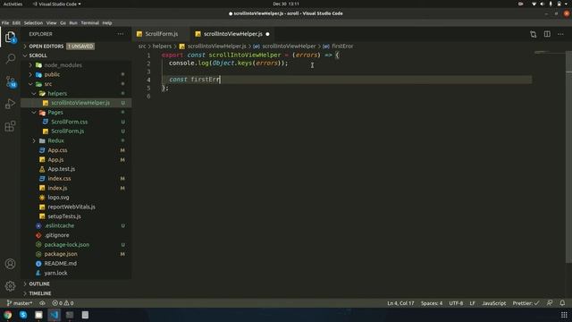 How to scroll to the first error after submit in react and redux forms? смотреть онлайн