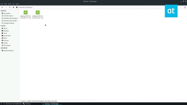 How to create a Linux backup with KBackup смотреть онлайн