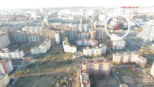 Видео с высоты, Санкт-Петербург, Недвижимость, улица Стародеревенская, смотреть онлайн