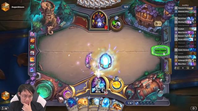 UNLIMITED ARCANE POWEEEEER! - Elemental Mage! | Standard | Hearthstone смотреть онлайн