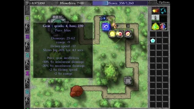 GemCraft Chapter 1 The Forgotten - Epic Level 10 (32 Waves)
