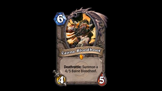 Cairne Bloodhoof Sounds - Hearthstone смотреть онлайн