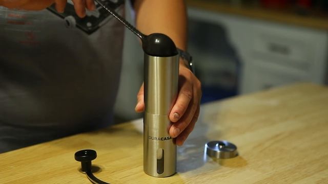 DuraCasa Stainless Steel Manual Coffee Grinder - Unboxing смотреть онлайн