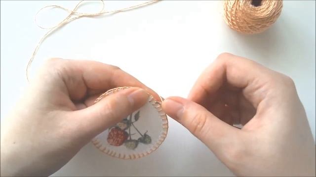 Как красиво обвязать круглую картинку смотреть онлайн