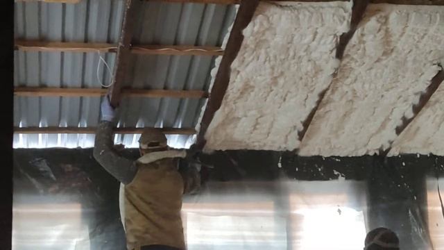 Утепление крыши пенополиуретаном ппу, термопена