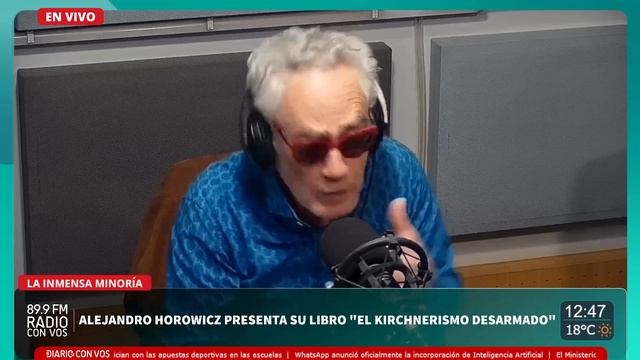 Alejandro Horowicz: "Esta muy claro que Milei no es la alegría, es el dolor de la sociedad" смотреть онлайн