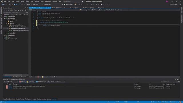 Service Layer (C#) - PATTERNS OF ENTERPRISE ARCHITECTURE смотреть онлайн