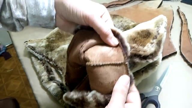 Ремонт мутоновой шубы. До и после. смотреть онлайн