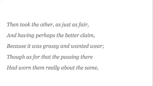 Learning Symbolism and Metaphor From 'The Road Not Taken' by Robert Frost смотреть онлайн