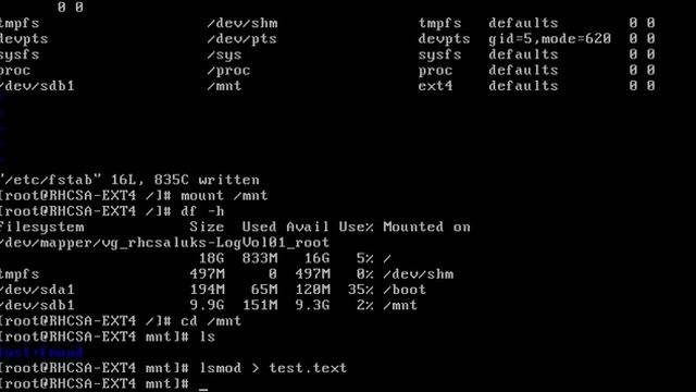 Ext4 File System Mount Resize Etc смотреть онлайн