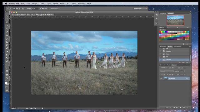 Lesson 32 - How to Extend the Background in Photoshop using Content Aware Fill смотреть онлайн