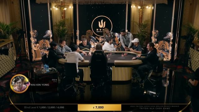No Limit Hold'em CASH GAME | Episode 4 - Triton Poker Madrid 2022 смотреть онлайн
