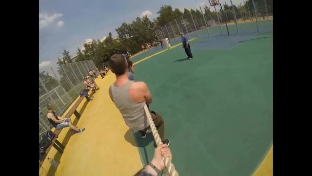 Спортивный центр "Космос". Перетягивание каната. Северное Бутово 08.06.2019 смотреть онлайн