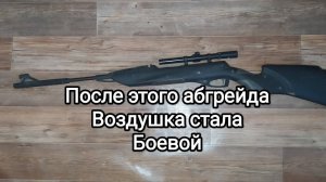 После этого апгрейда воздушка стала боевой Baikal mp 512