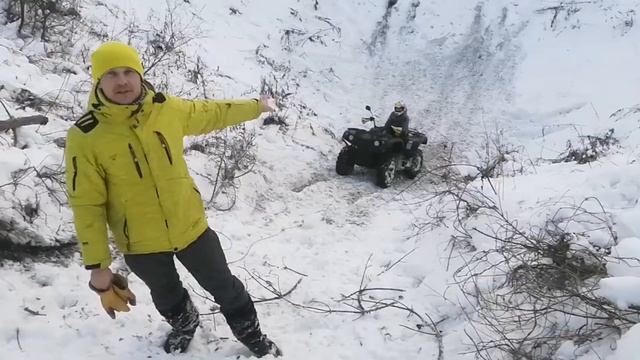 5 обязательных пунктов перед выездом на квадроцикле. Застряли в карстовой по первому снегу смотреть онлайн