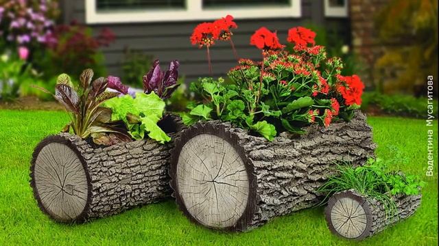 ❀ Как украсить клумбу.  Оригинальные клумбы своими руками | DIY Original Flower Beds