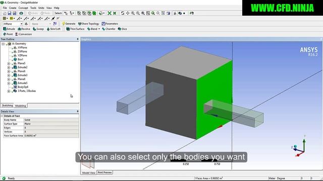 ✅ ANSYS DESIGN MODELER - Imprint Face - Basic Tutorial 11 смотреть онлайн