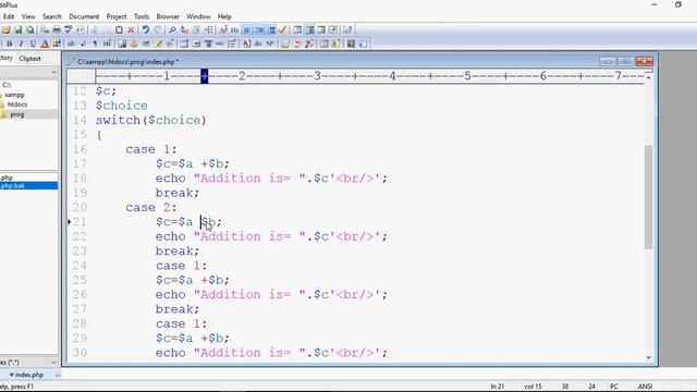 PHP Tutorial For Beginners Series 25 Switch Case Statement смотреть онлайн