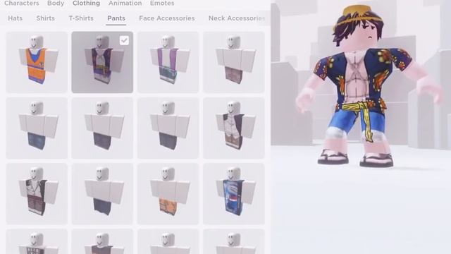 Monkey.D.Luffy avatar in roblox смотреть онлайн