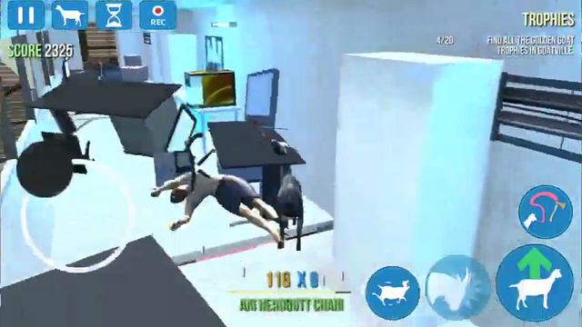 Goat Simulator - Goatville: Anti-Gravity Goat смотреть онлайн