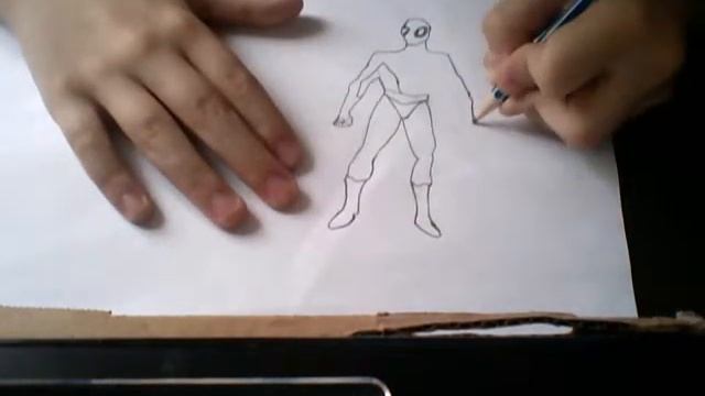 рисуем человека паука 5-6 л. смотреть онлайн