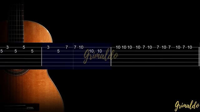 The Raising Fighting Spirit-Naruto Theme.Tutorial guitar Tabs смотреть онлайн