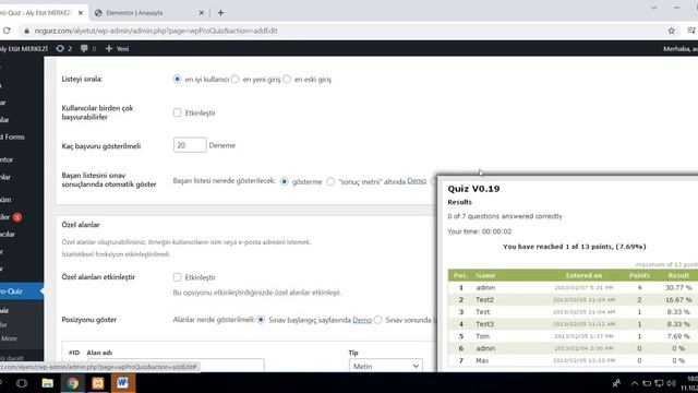 Wordpress Ders 11 Online Sınav veya Quiz Eklentisi Kurulumu смотреть онлайн