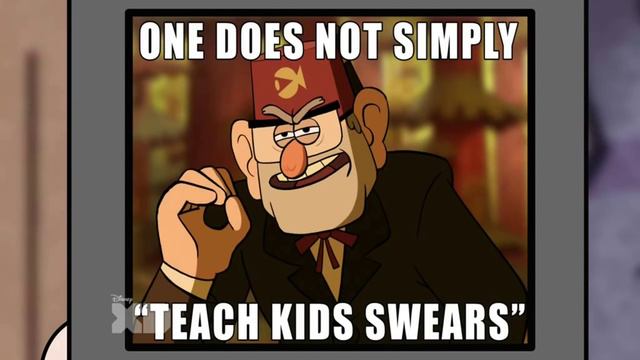 Gravity Falls -One does not simply "teach kids swears" [The Stanchurian Candidate] смотреть онлайн