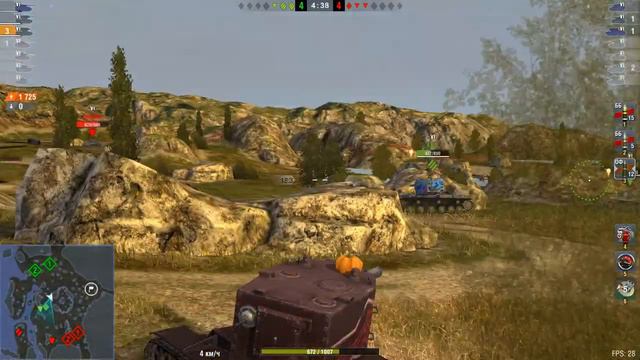 WoT Blitz | КВ-2 | 2,6K урона | 5 фрагов смотреть онлайн