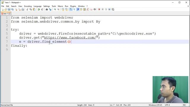 Login Facebook dengan Python Selenium - Python Web Scraping смотреть онлайн
