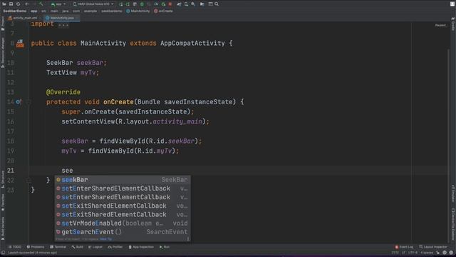 How to Implement Seekbar in Android [2021] смотреть онлайн
